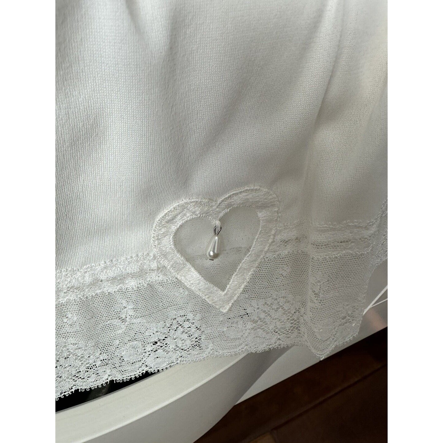 VINTAGE *NEW* Kayser Women's Slip/Petticoat Small White Nylon Set=4