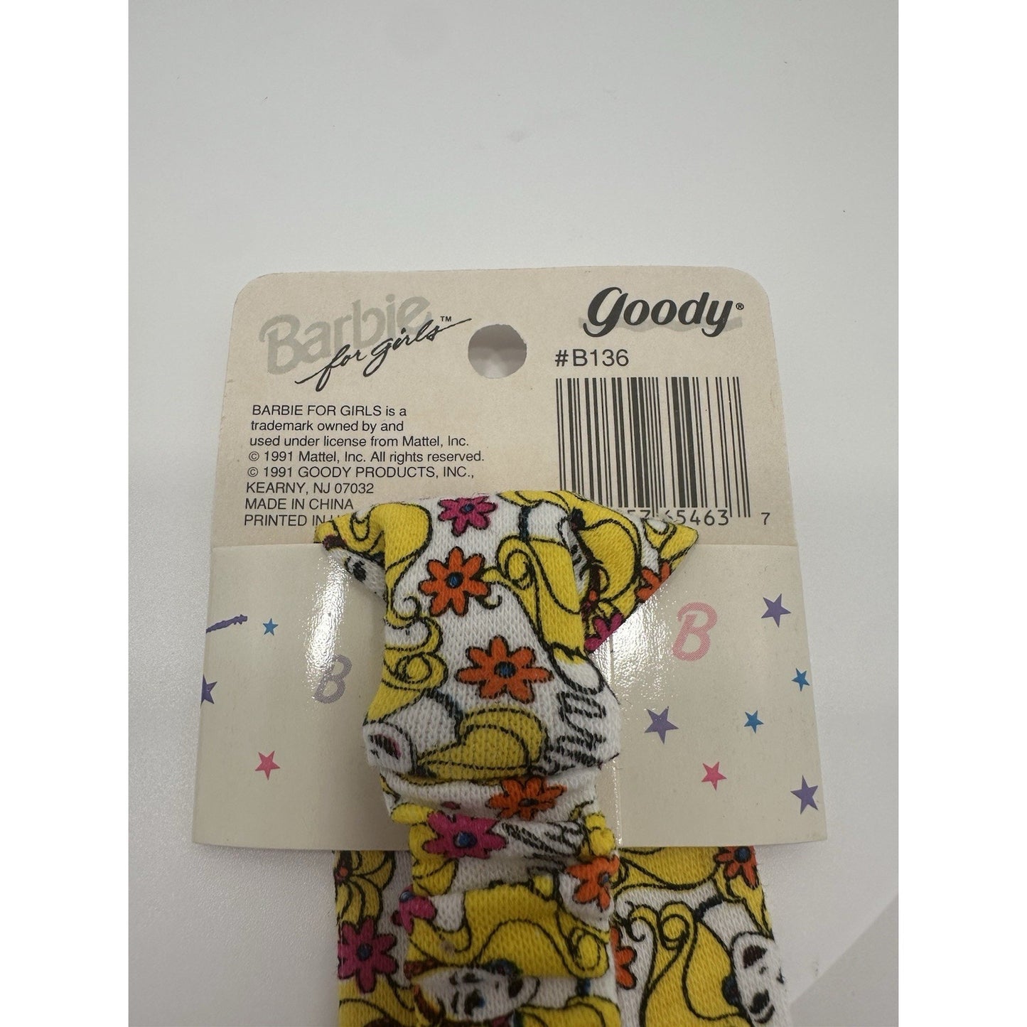 VINTAGE *NEW* 1991 Barbie Headband Head Wrap Hair Accessory Set