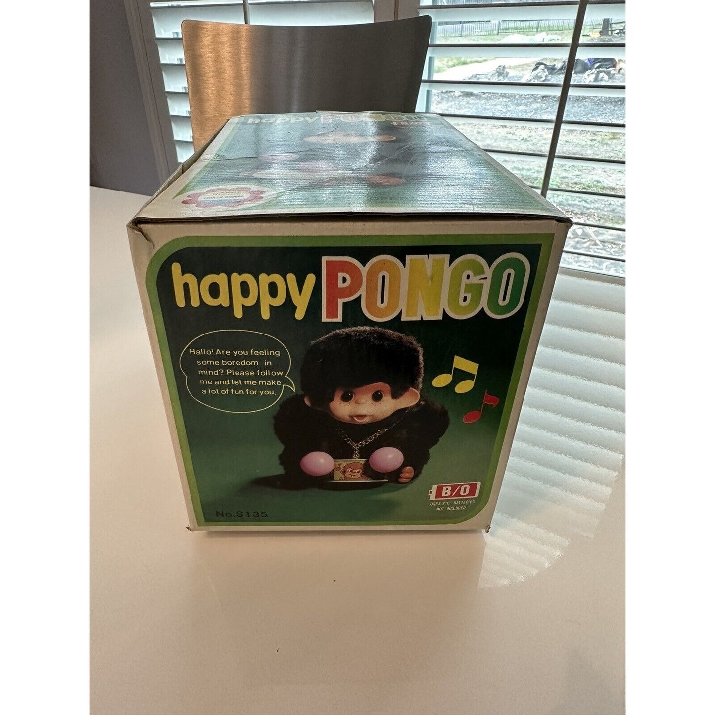 VINTAGE *NEW* Happy Pongo Monkey Playing Drums Electronic Toy
