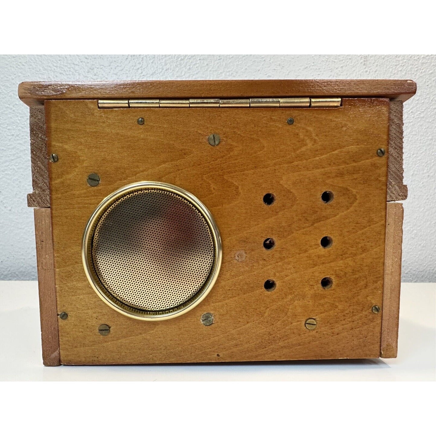 VINTAGE *NEW* 1960's Four Star Solid State Wooden Piano Radio