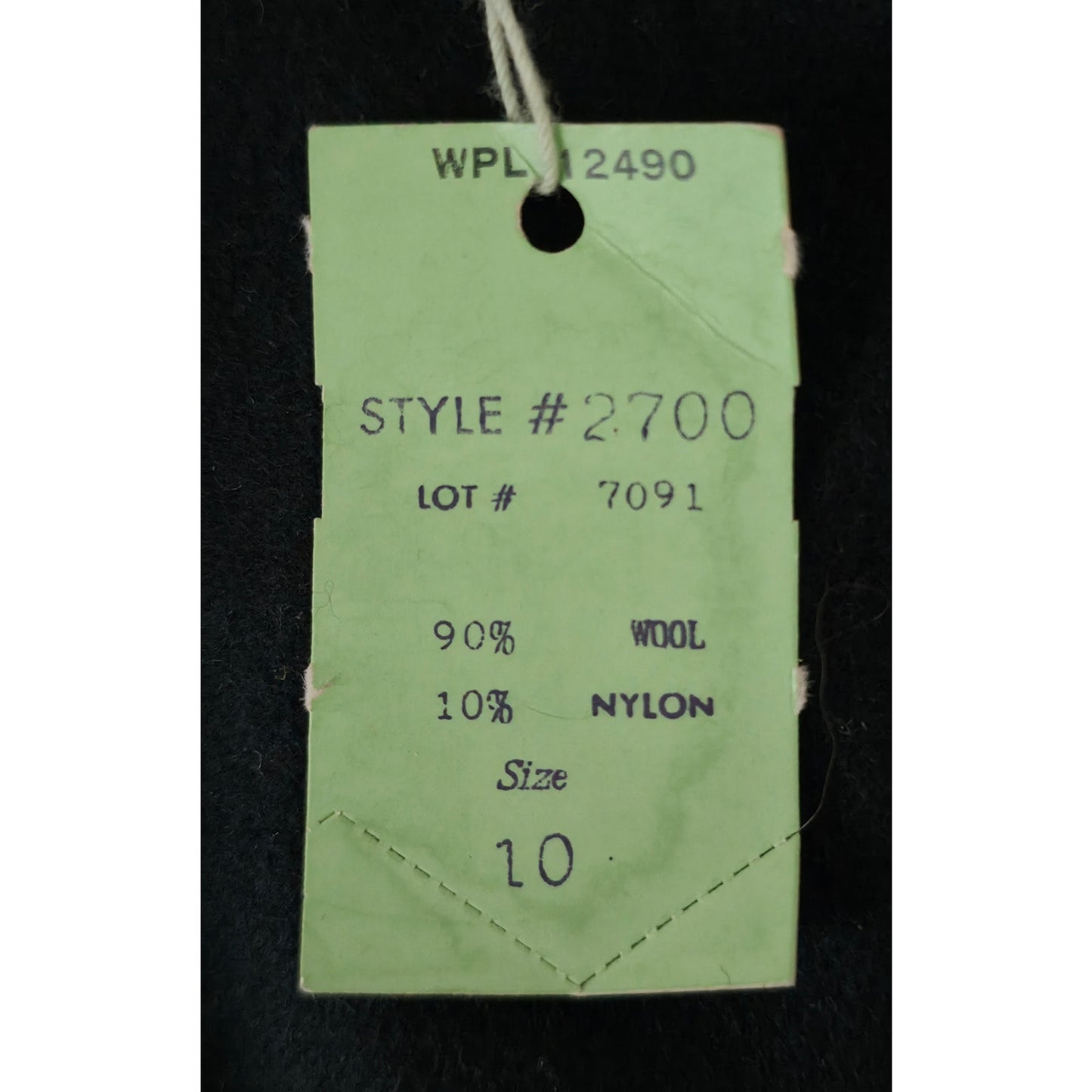 VINTAGE *NEW* 1960's Women's Black Straight Skirt Size 10 (M)