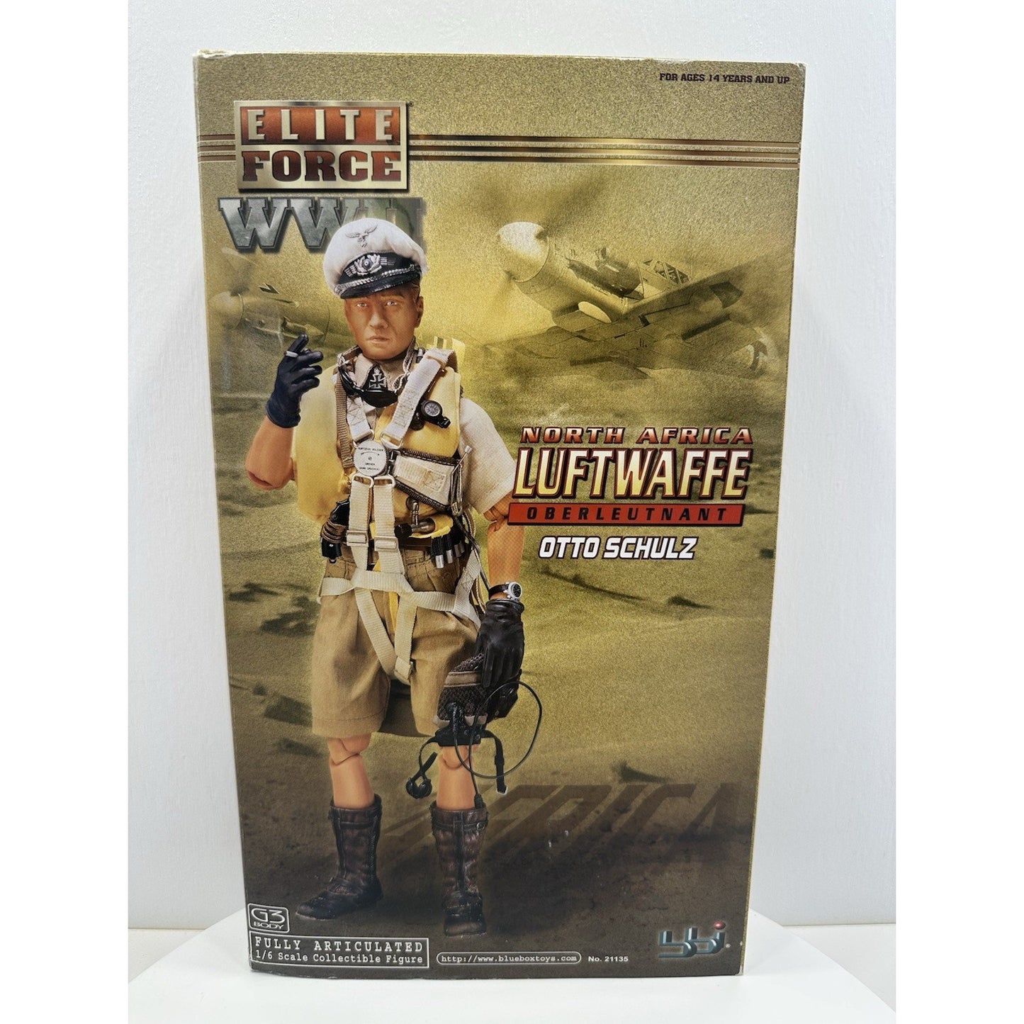 VINTAGE *New* Elite Force WWII North Africa Luftwaffe Pilot Otto Schulz BBI1/6