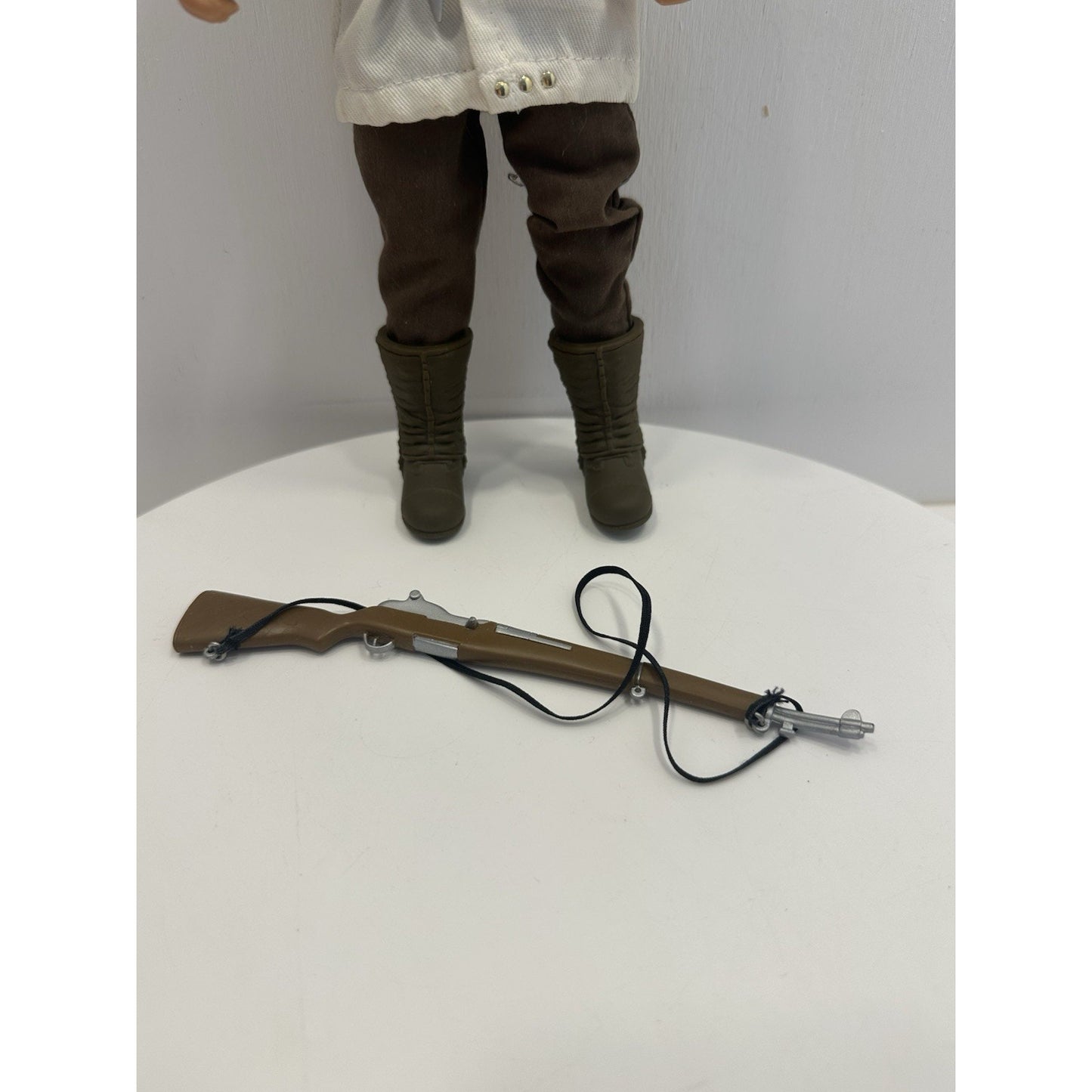 VINTAGE GI Joe White Hooded Coat w/Grenades Action Figure