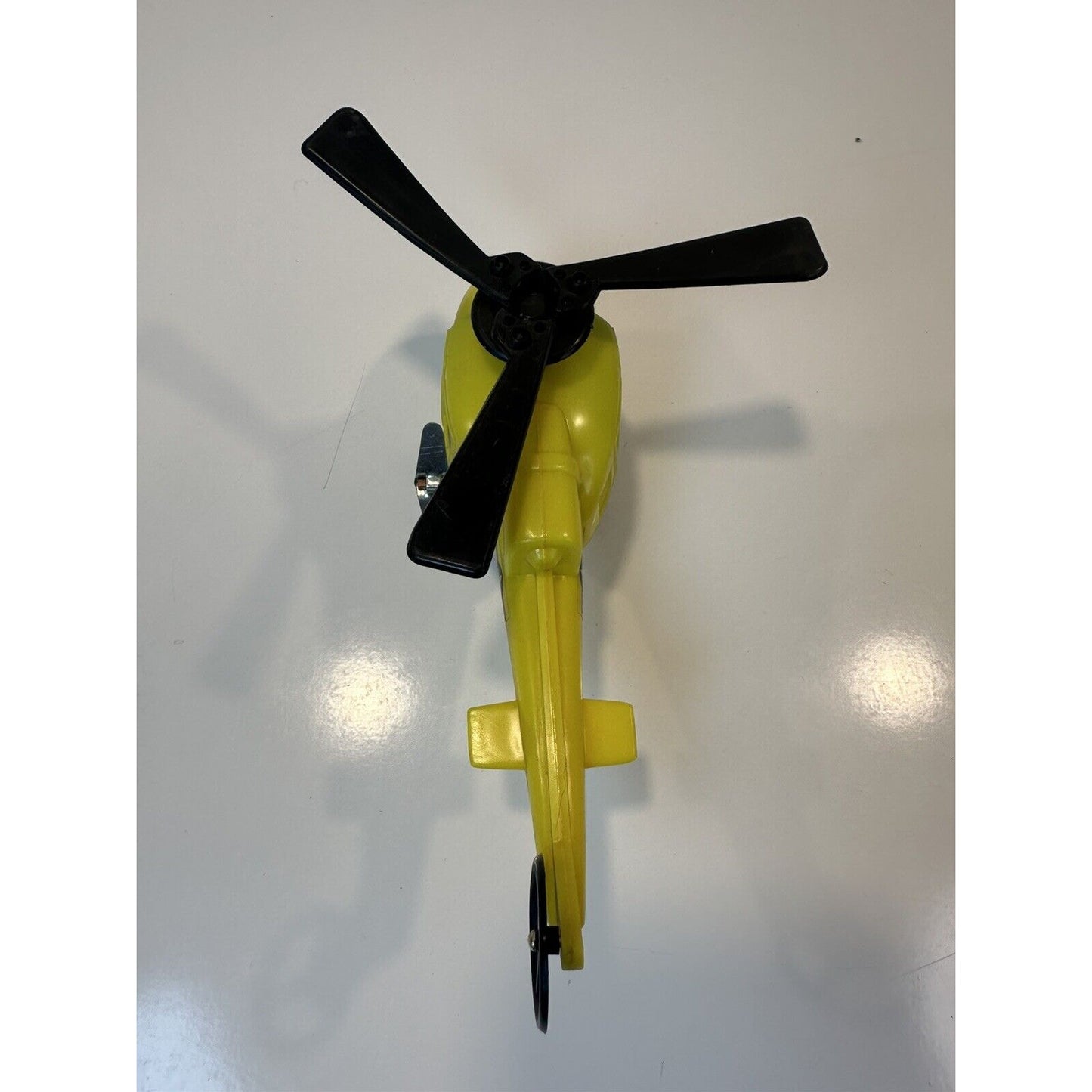 VINTAGE *NEW* 1960's Wind up Helicopter Plastic Toy Hong Kong