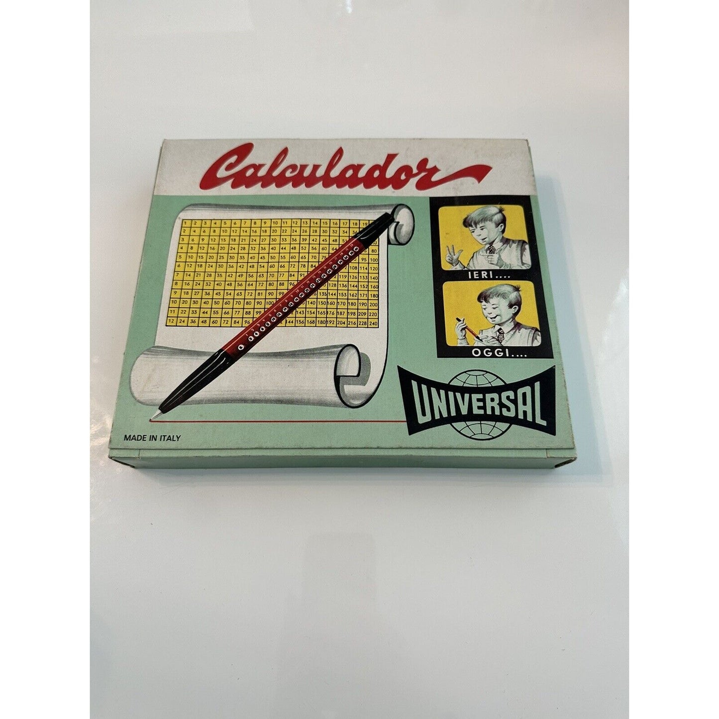 VINTAGE *NEW* Universal Manual Calculator Pen