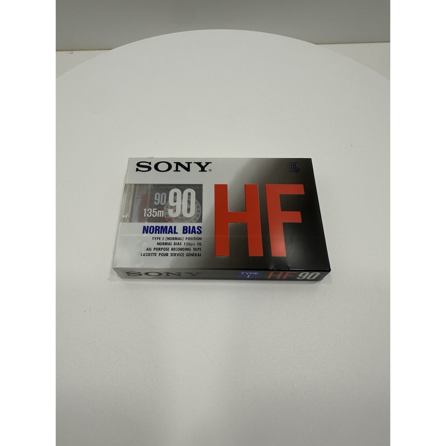 VINTAGE *NEW* 1980's SONY HF 90-Min Blank Audio Cassette Tape Sealed