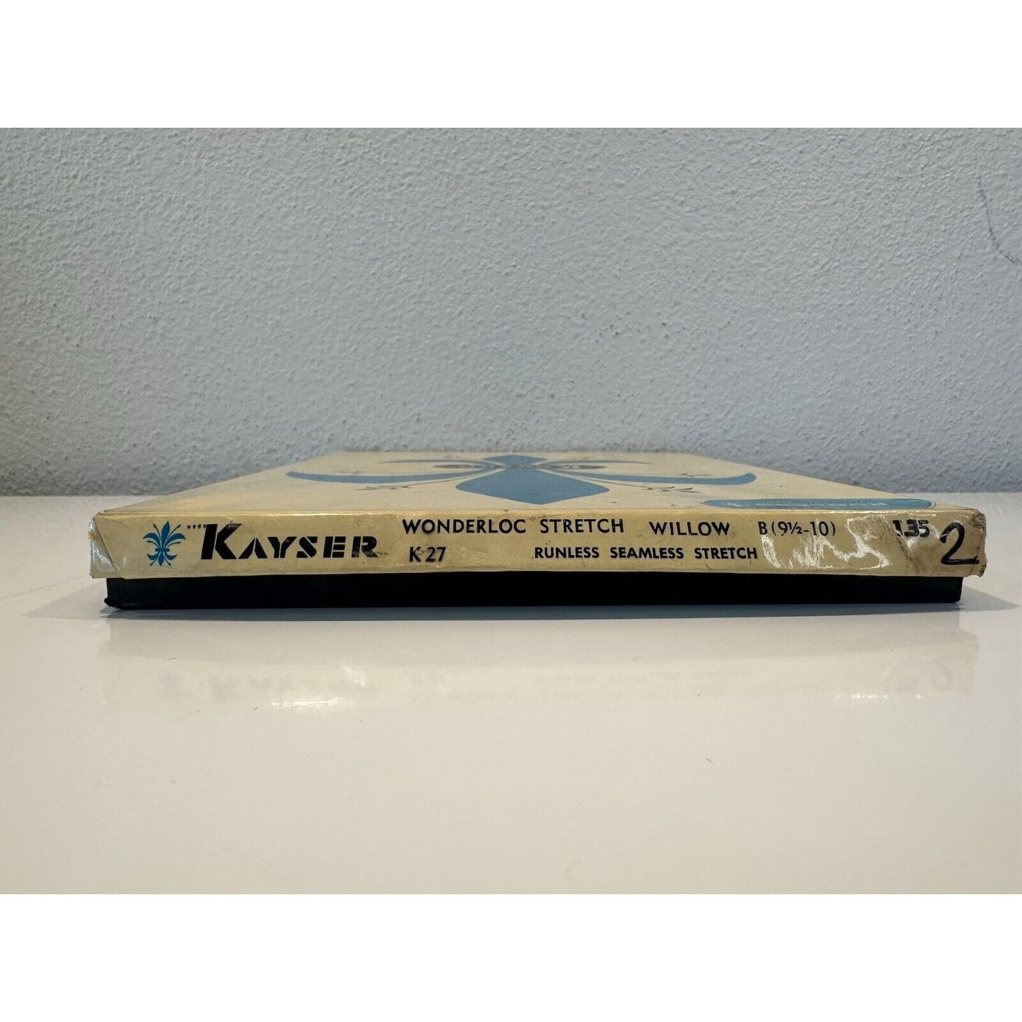 VINTAGE *NEW* Kayser Hosiery-Wonderloc Stretch-Willow-Seamless-9.5/10 B X 2