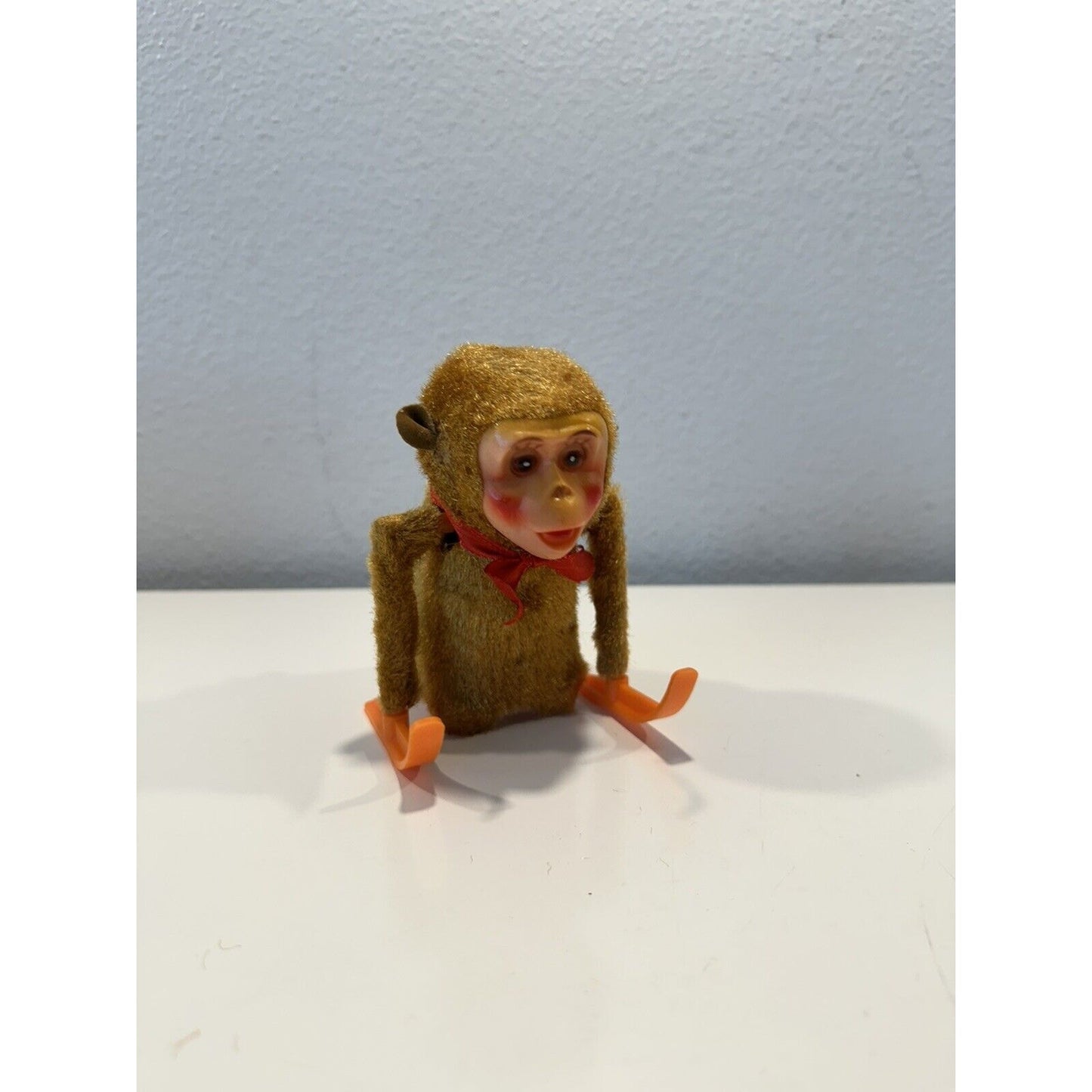 VINTAGE *NEW* 1950's Acrobatic Flipping Wind-Up Monkey Toy Clockwork/Elmar
