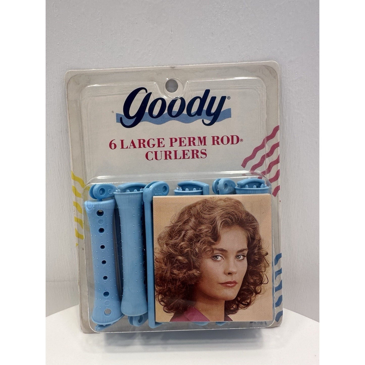 VINTAGE *NEW* 1991 Goody 430/4 Large Perm Rod Hair Curlers Pack of 6