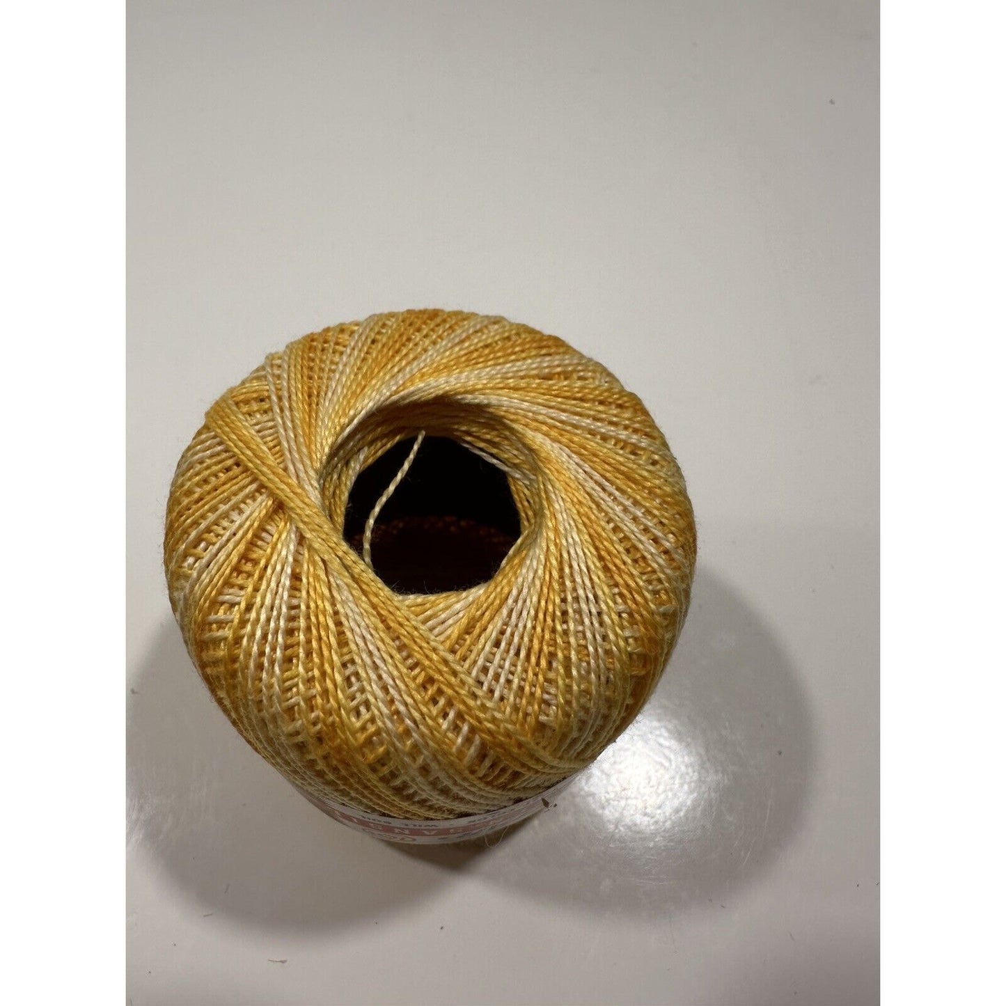 VINTAGE *NEW* Star Sillateen Sansil Crochet Knitting Art 102, Yellow 87-75 Yrds