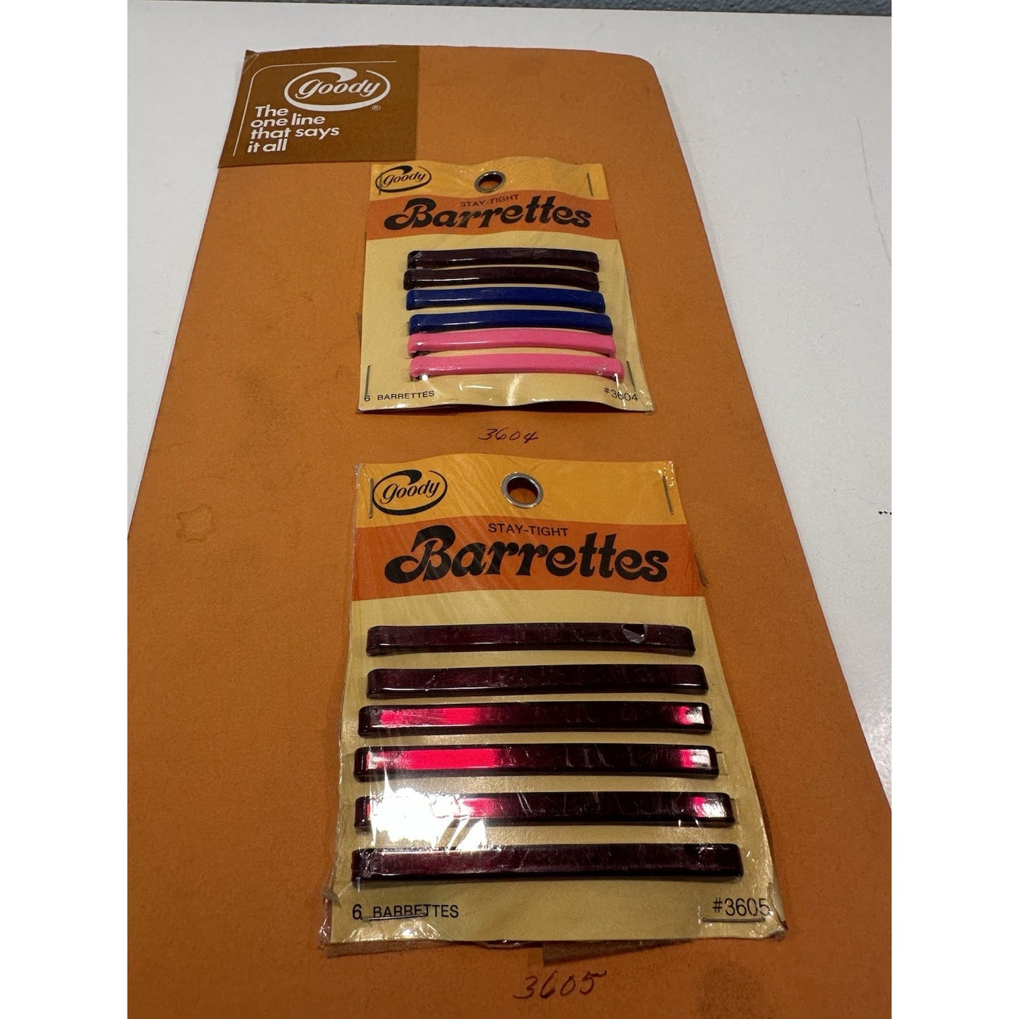VINTAGE *NEW* 1970's/1980's Goody Barrette Display Set