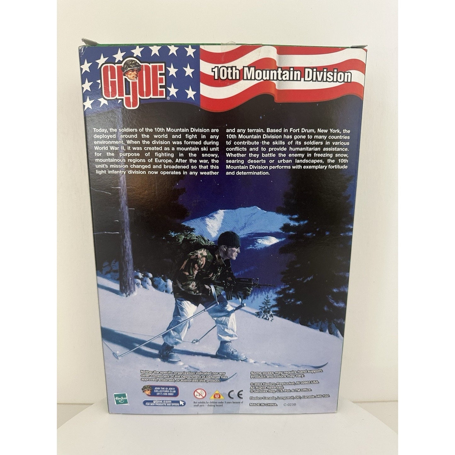 VINTAGE GI Joe 10th Mountain Division Hasbro Action Figure