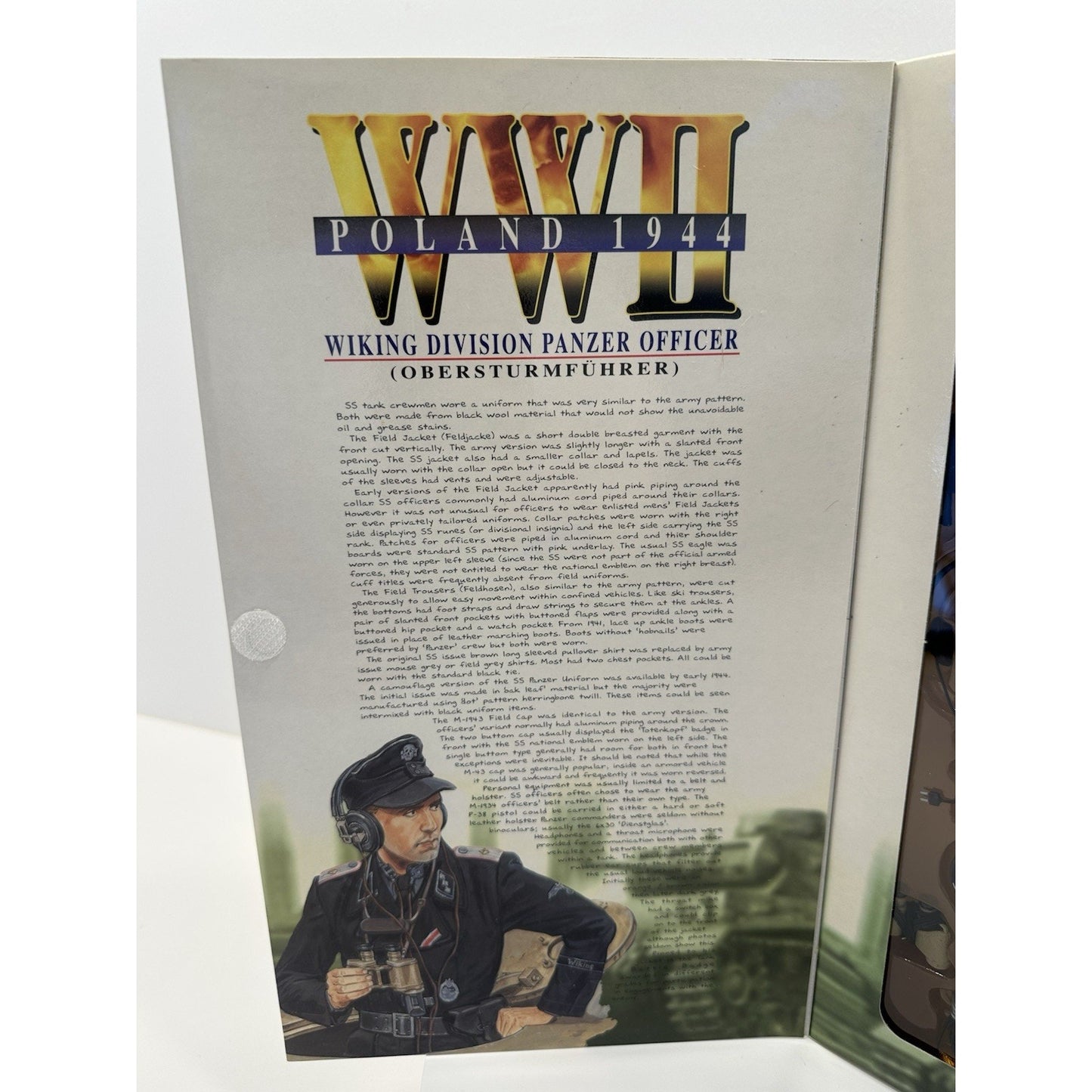VINTAGE *NEW* 1999 DRAGON WWII "Fritz" Obersturmfuhrer Panzer Officer