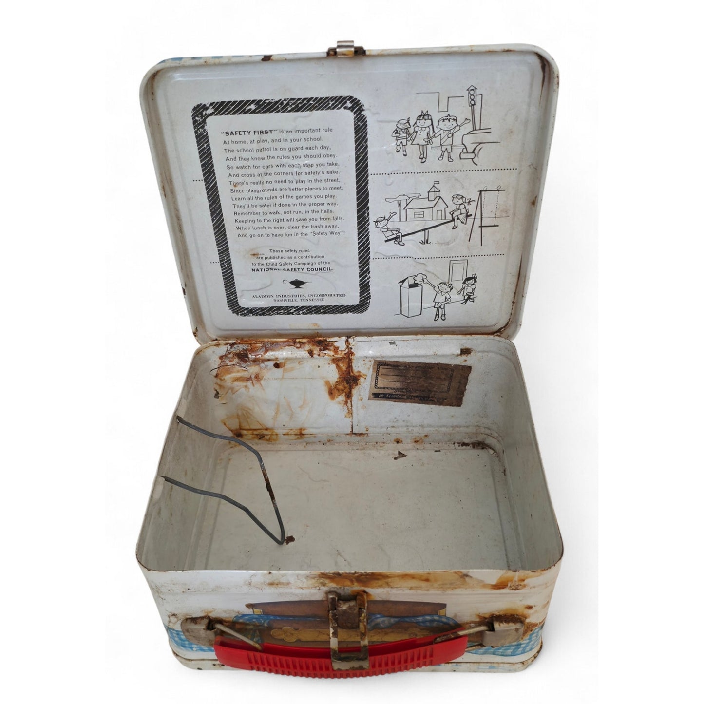 VINTAGE *NEW* 1970's Aladdin 'Junior Miss' Metal Lunch Box