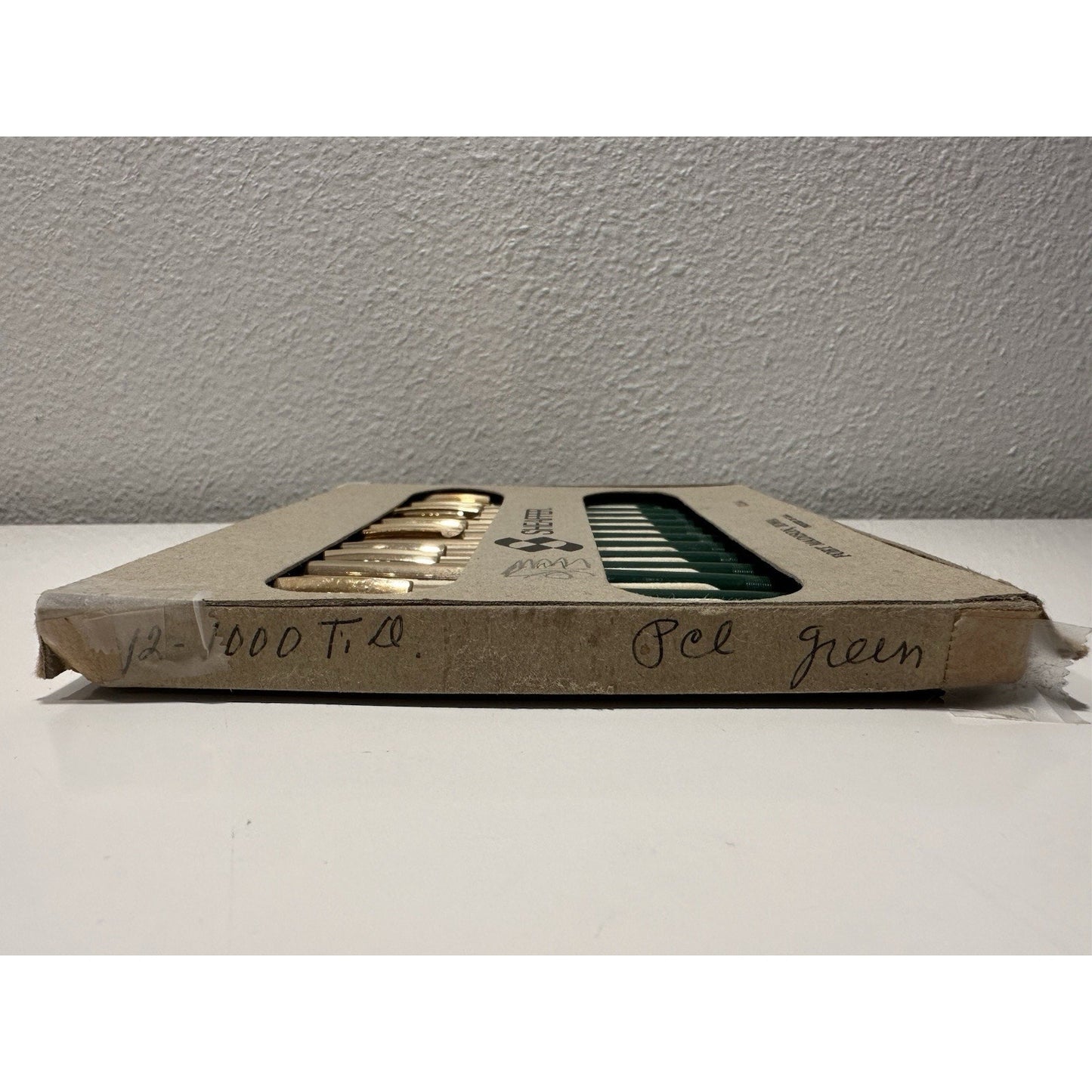 VINTAGE *NEW* 1970's Sheaffer 12-1000 Set of 12 Green Mechanical Pencils