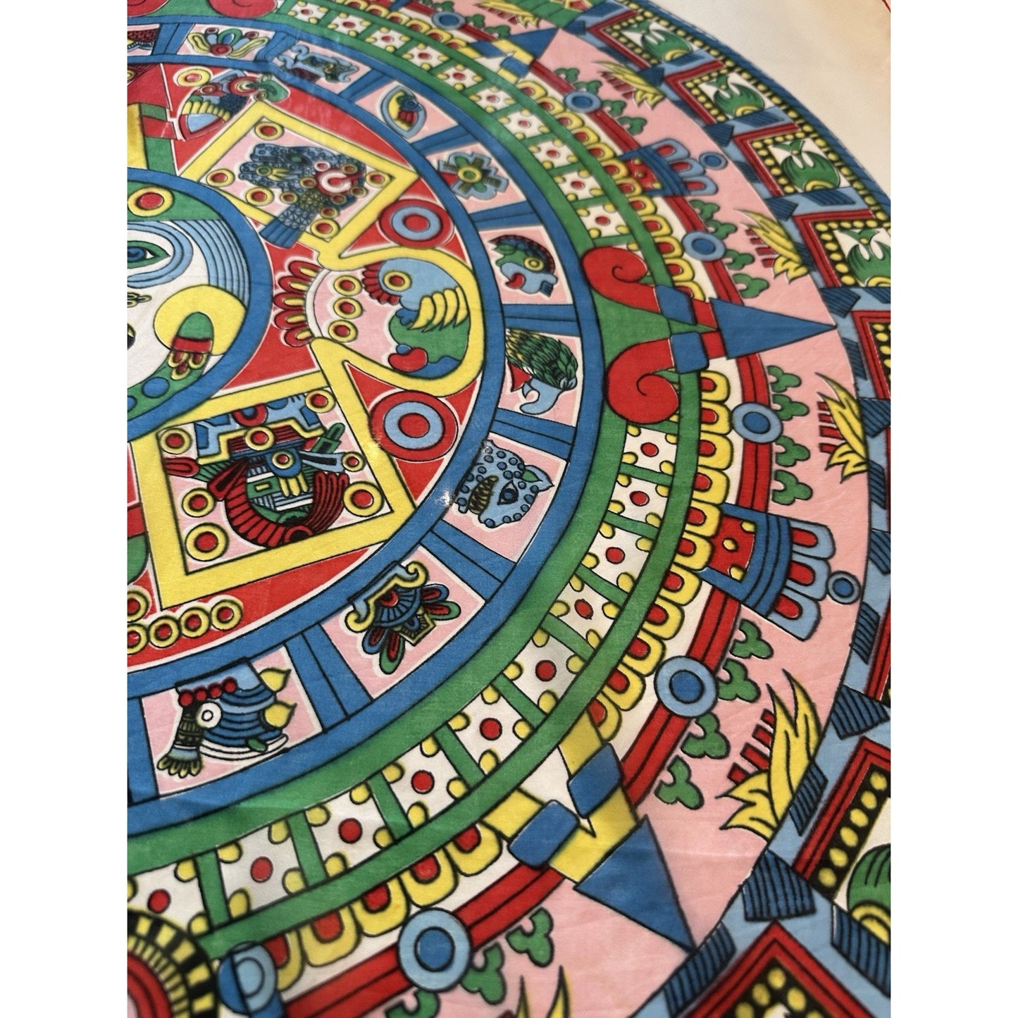 VINTAGE *NEW* 1950's Japanese Hand-Rolled Silk Rayon Scarf 31" x 31" JAPAN