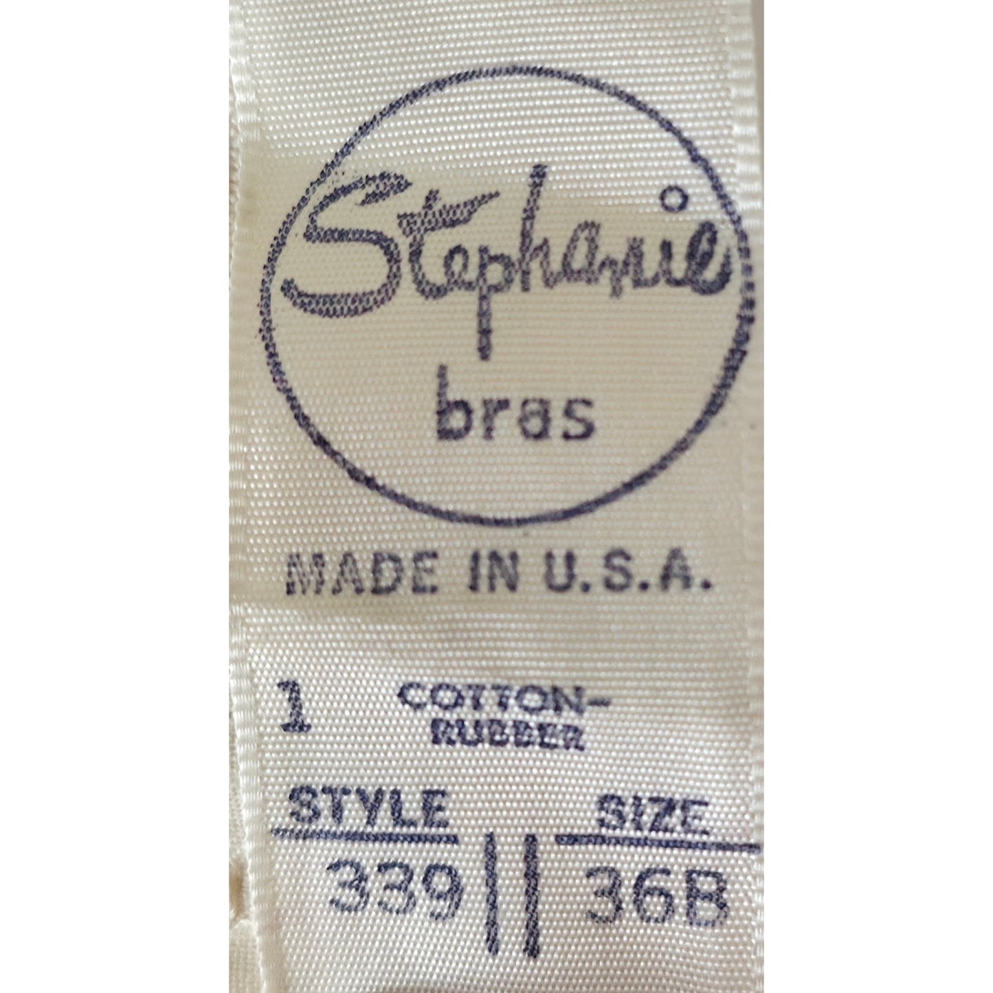 VINTAGE *NEW* 1960's Stephanie Women's Cream Strapless Bra Size 36B Lot of 3
