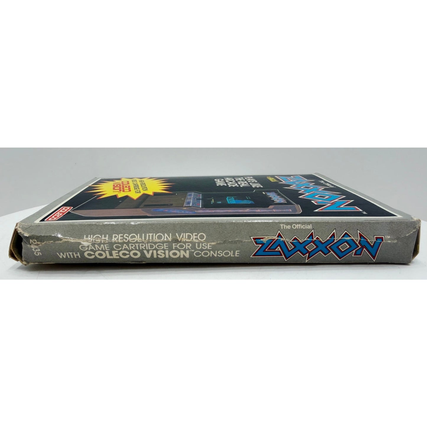 ColecoVision 1982 Zaxxon Video Game NOS Sealed w/Box Wear Unsold Dealer Stock