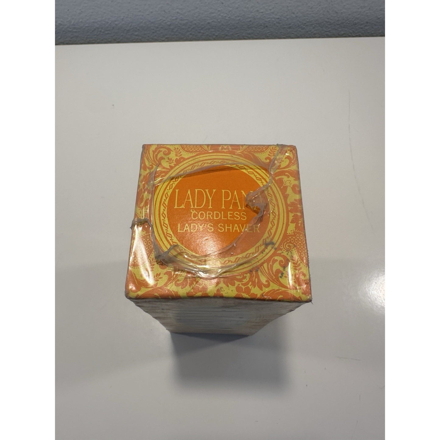 VINTAGE *NEW* 1970's Panasonic Lady Pana ES 18 Ladies Shaver Orange/Yellow