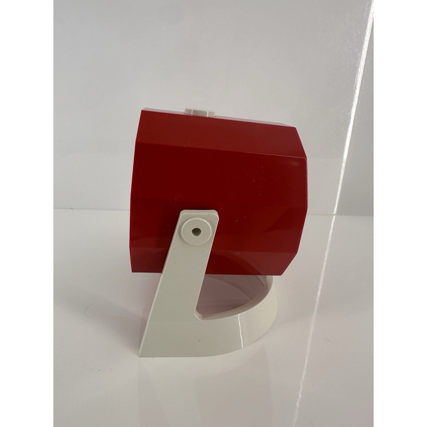 VINTAGE *NEW* 1980's Linden Retro Alarm Table Clock Red Germany