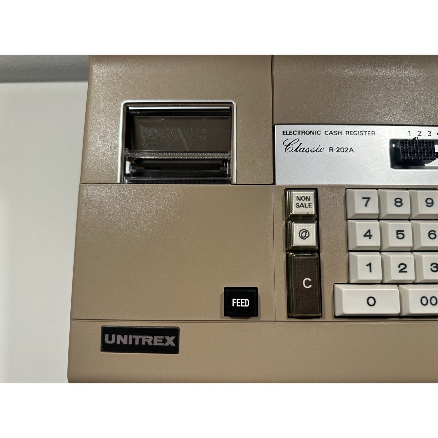 VINTAGE *NEW* Unitrex #R-202A Electronic Cash Register