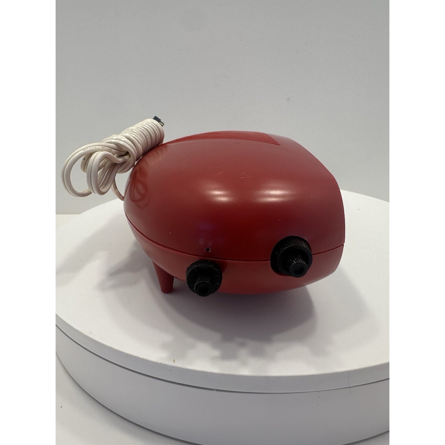 Needs Lovin' - VINTAGE *PRISTINE* 1970's DAITON Space Age Analog AM/FM Clock Radio Red