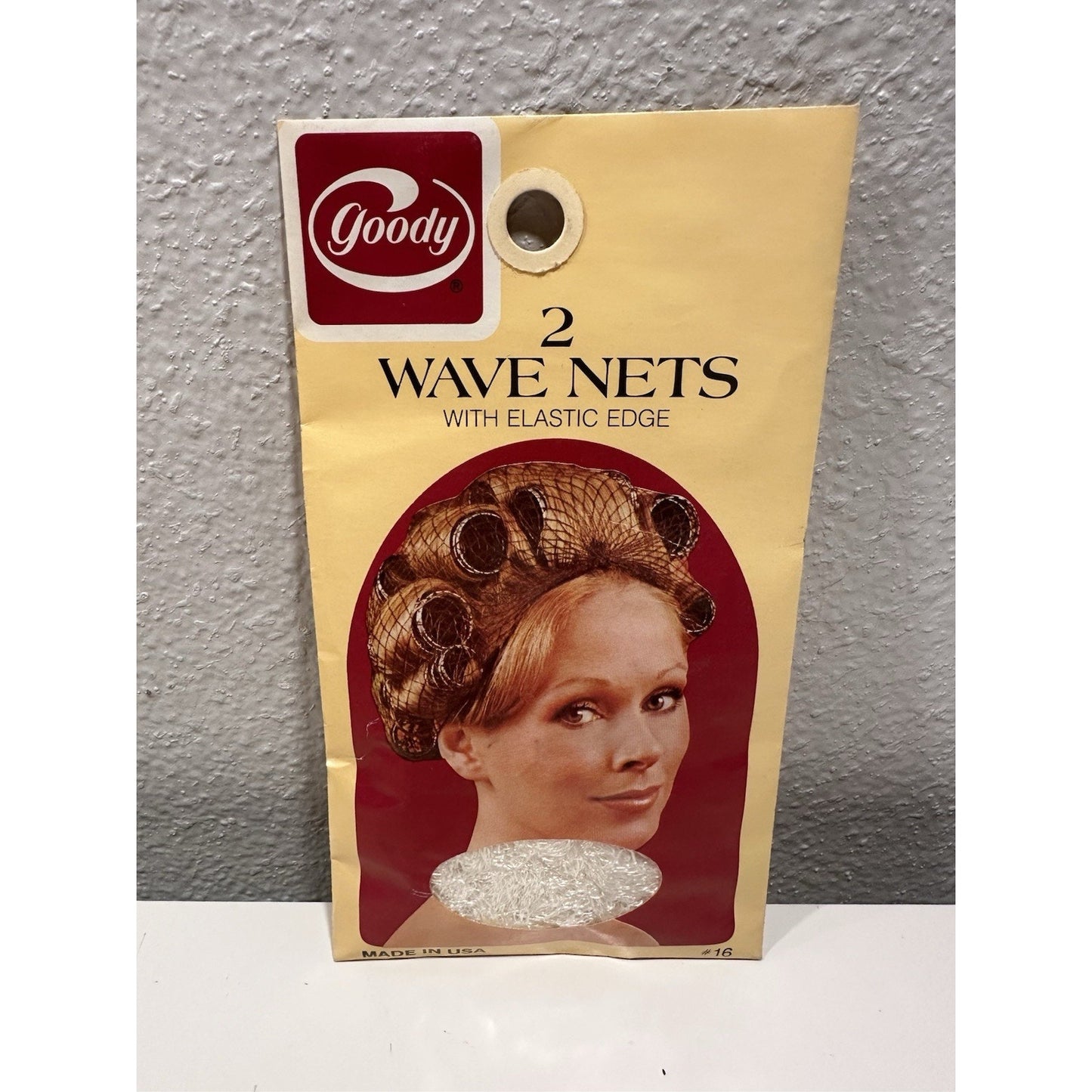 VINTAGE *NEW* 1980's Goody Pink/Purple/White Wave Net 3 X 2-packs Elastic Edge USA