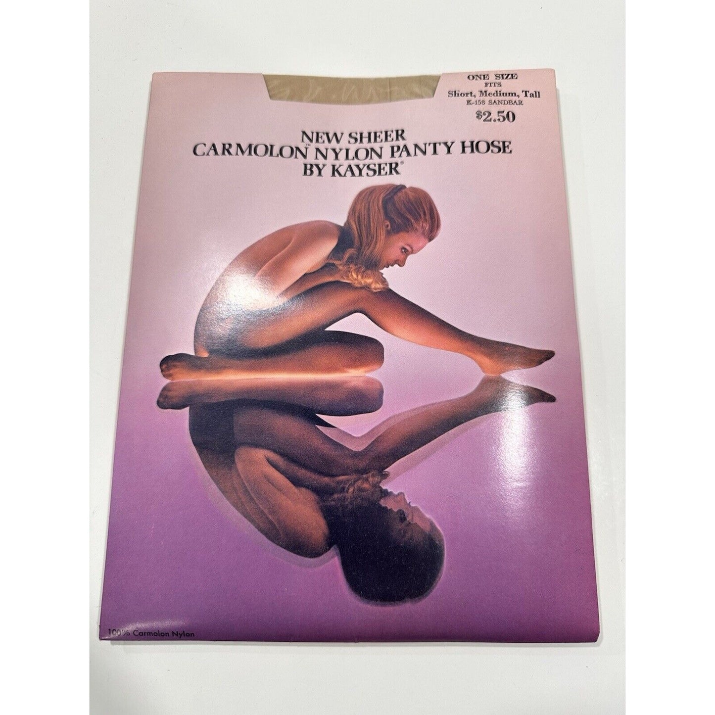 VINTAGE *NEW* 1950's Kayser Hosiery/Pantyhose-Sheer-Sandbar-3pair-One Size