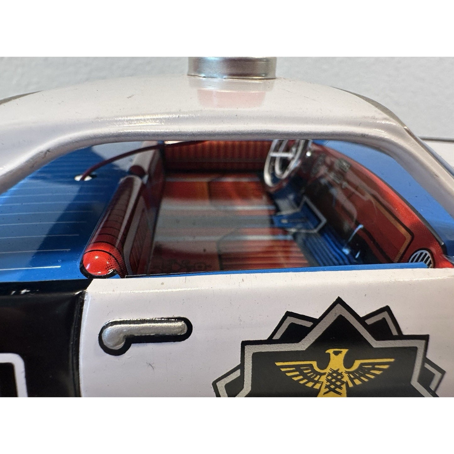 VINTAGE *NEW* 1970's Highway Patrol P.D. 12 Battery Operated Die-Cast Toy Car