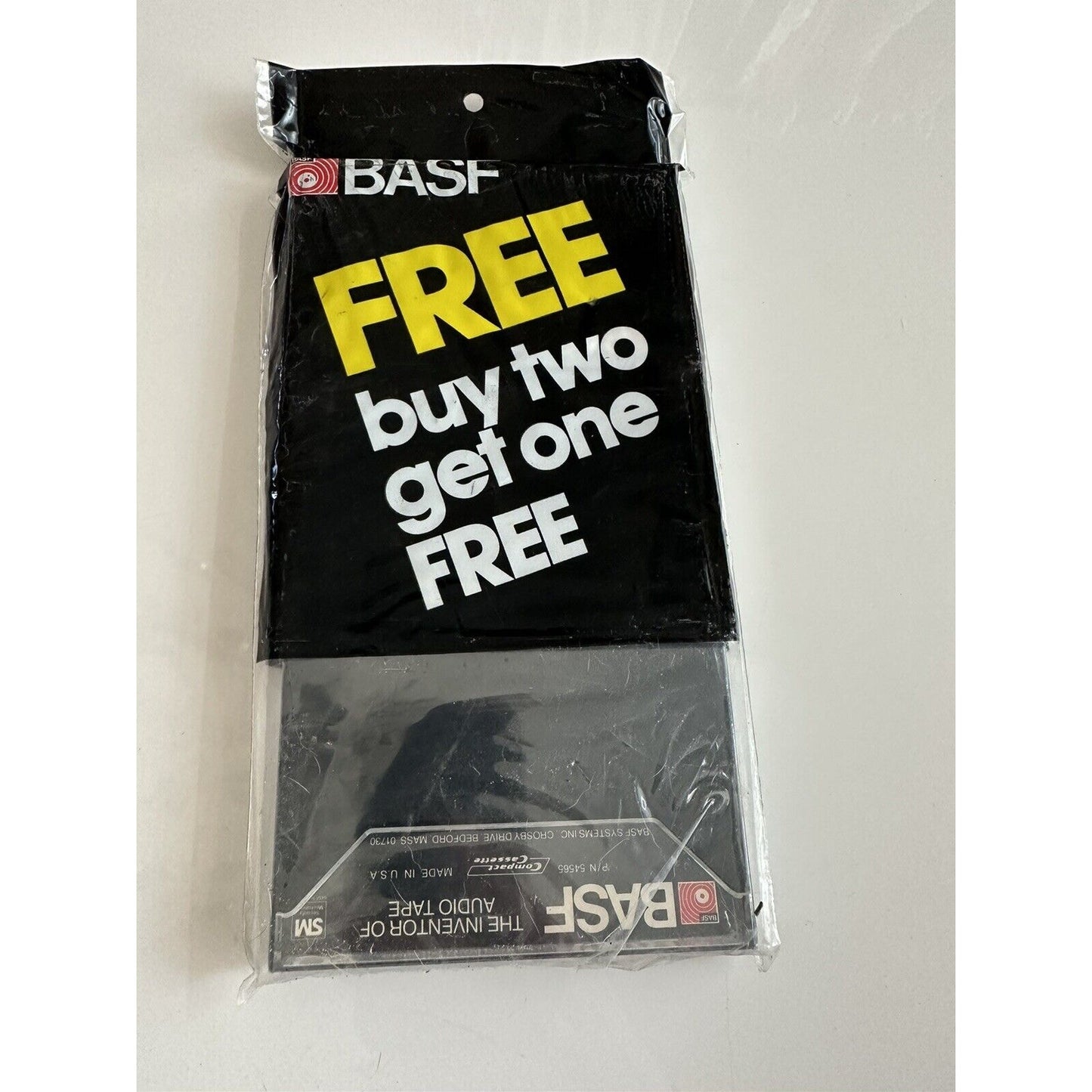 VINTAGE *NEW* BASF Chromium Dioxide II High Bias Cassette Tape-3pk