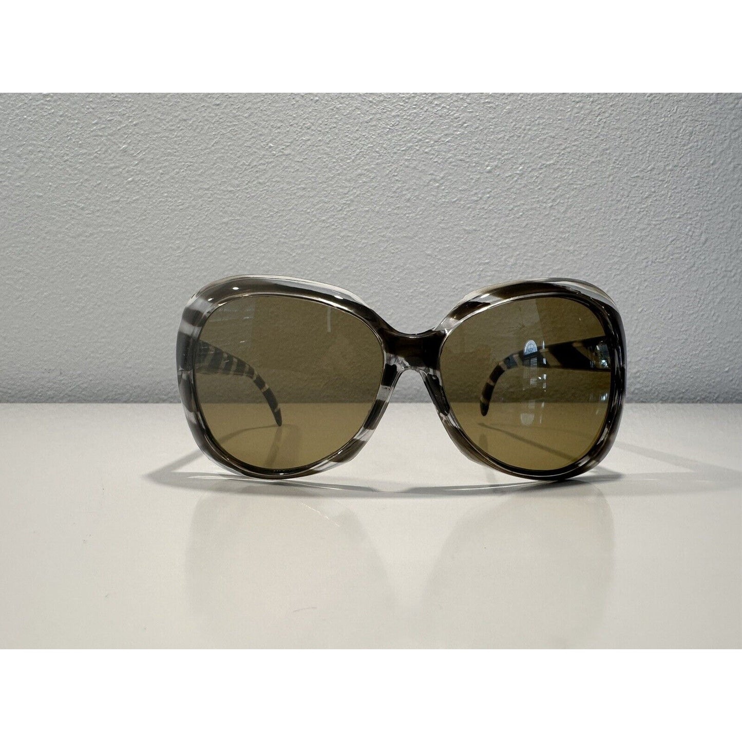 VINTAGE *NEW* Striped Tortoise Chic Sunglasses Movie Prop