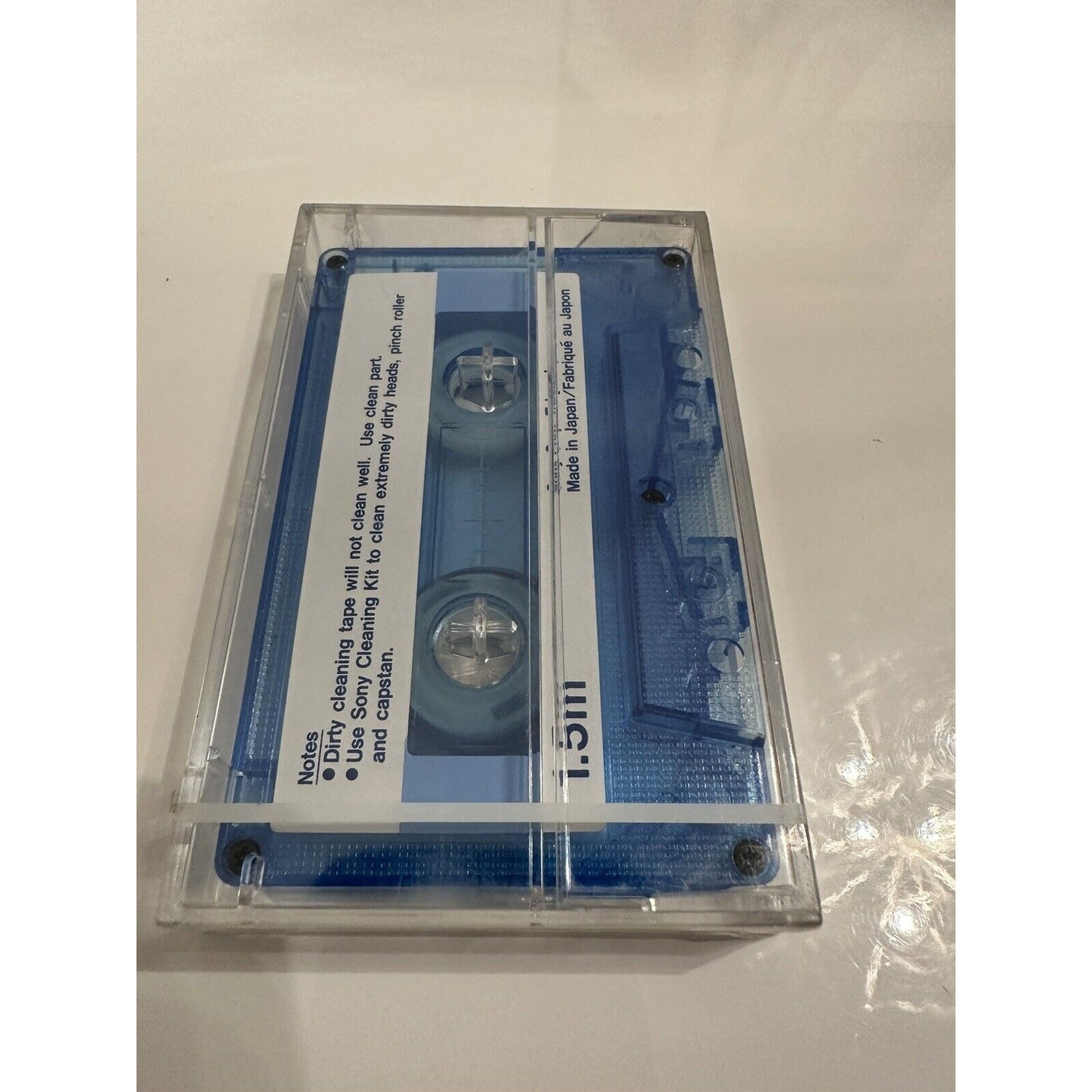 VINTAGE *NEW* 1980's Sony C-1K S Cleaning Cassette Head Cleaner 1.5m