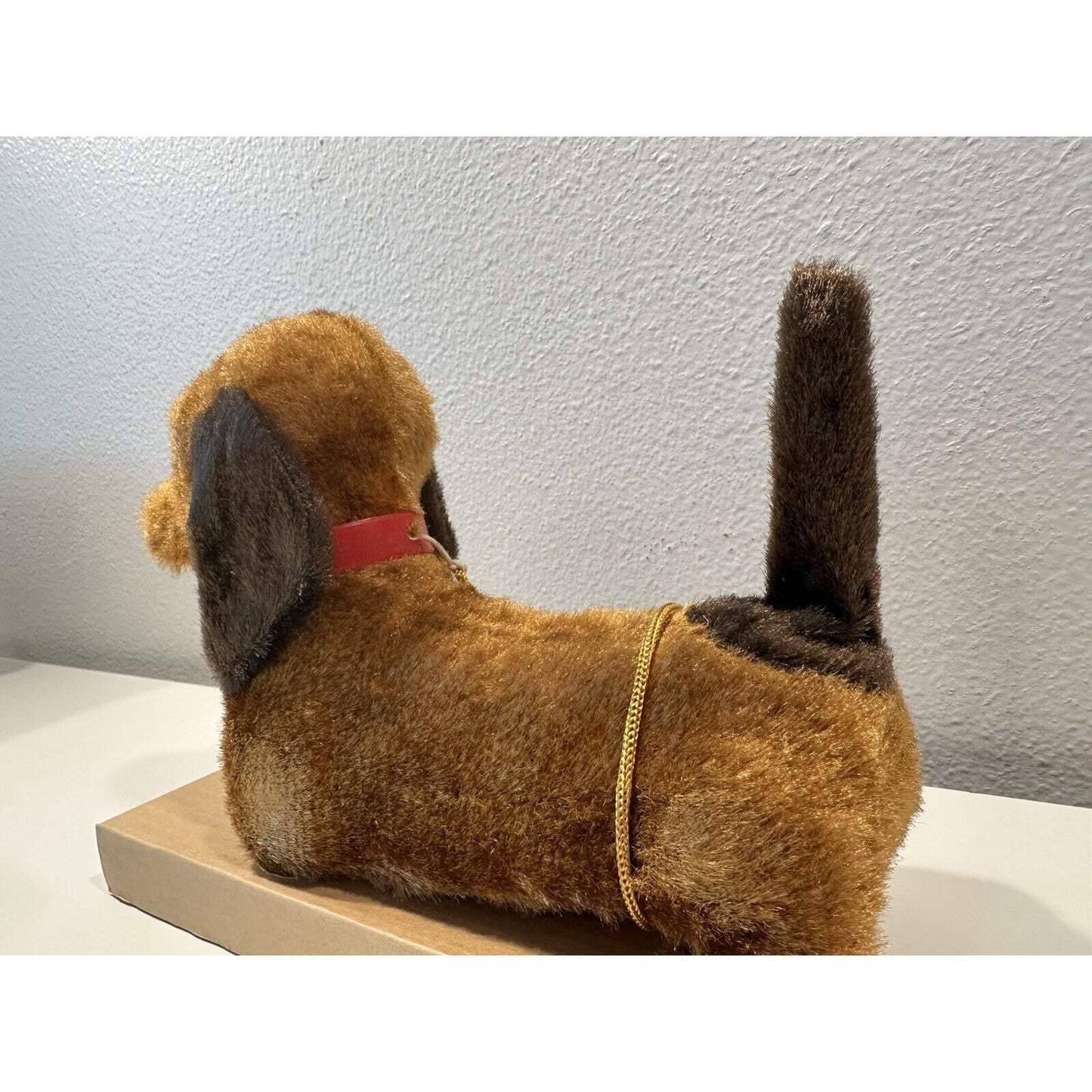 VINTAGE *NEW* Dachshund Leashed Walking Barking Collared Dog