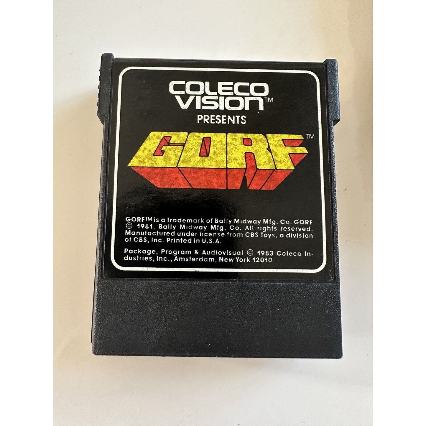 VINTAGE *NEW* 1980's Gorf Video Game For ColecoVision