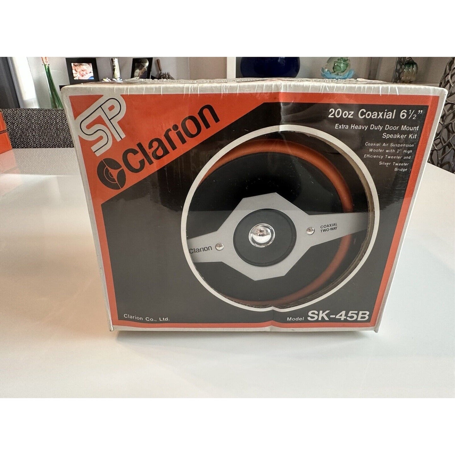 VINTAGE *NEW* Clarion SK-45B 20oz Coaxial 6.5 Door Mount Speaker Kit