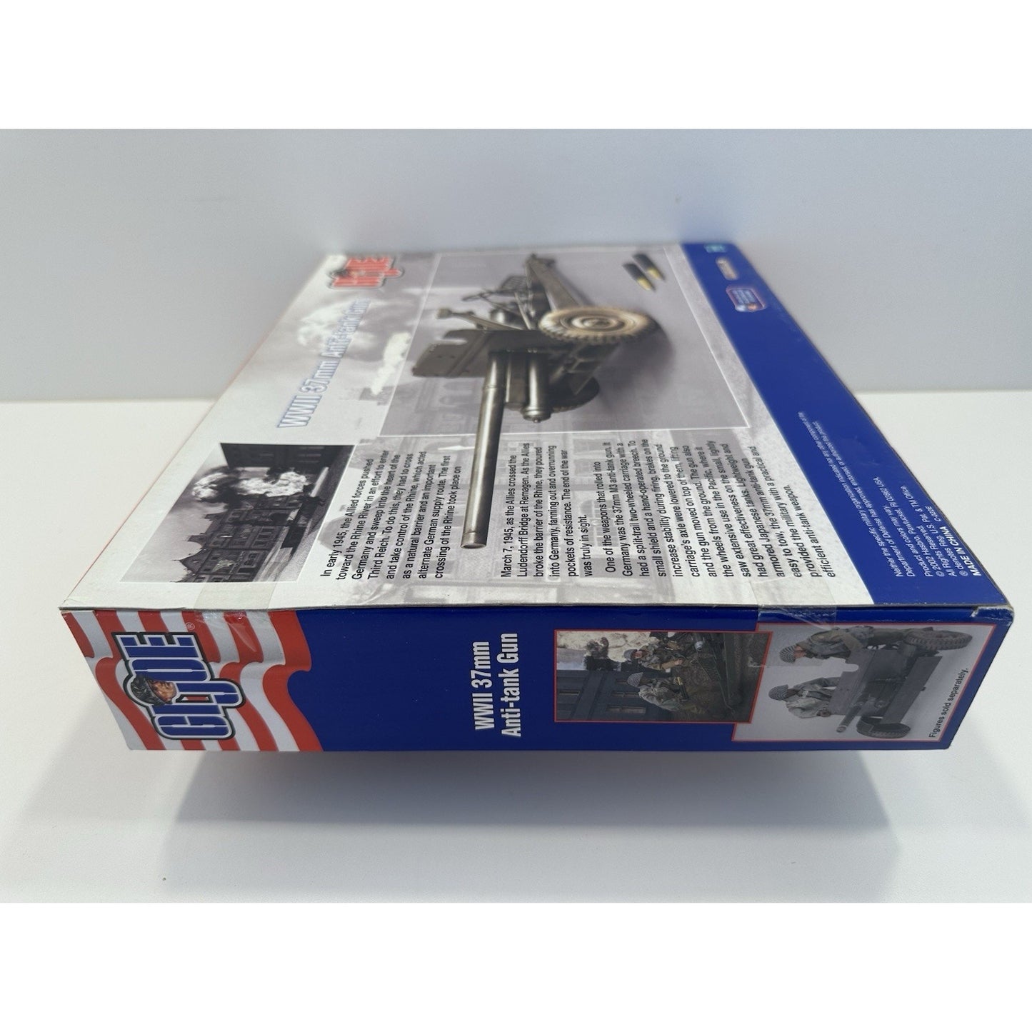 VINTAGE *NEW* 2002 GI Joe WWII 37MM Anti-Tank Gun Set Hasbro SEALED