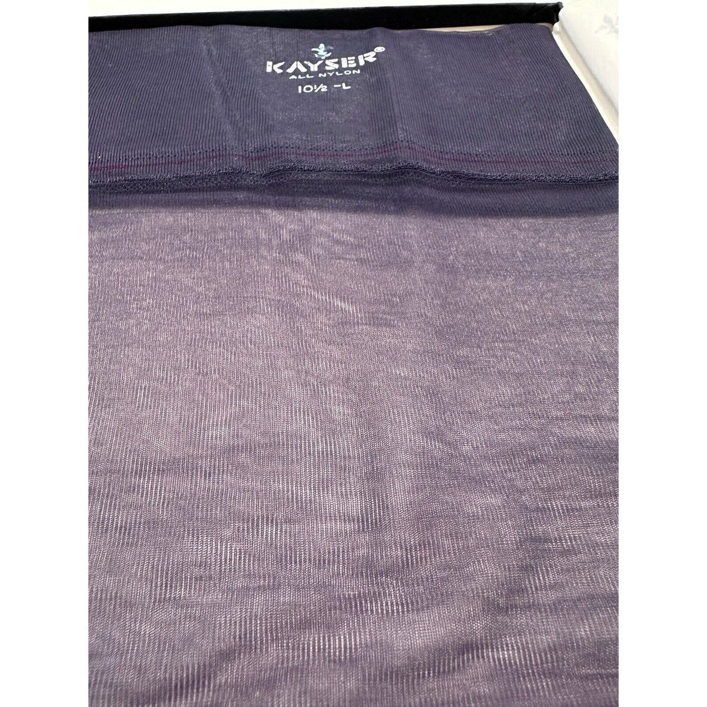 VINTAGE *NEW* Kayser Hosiery-Seamless-Parade Blue Sz10.5L X 2 Pair