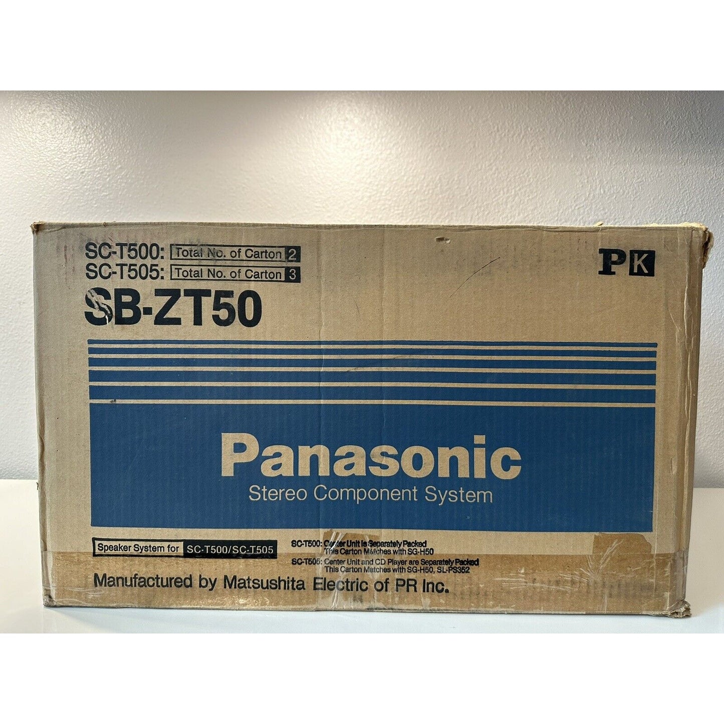 VINTAGE *NEW* Panasonic Speakers SB-ZT50 Set 2Way System