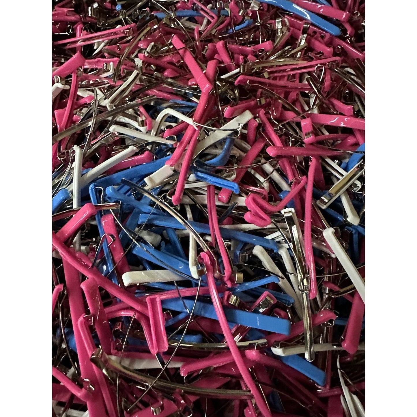 VINTAGE 80's Hair Clips Flawed but Fab, Perfect for Upcycling, DIY - 2 Pound Bag