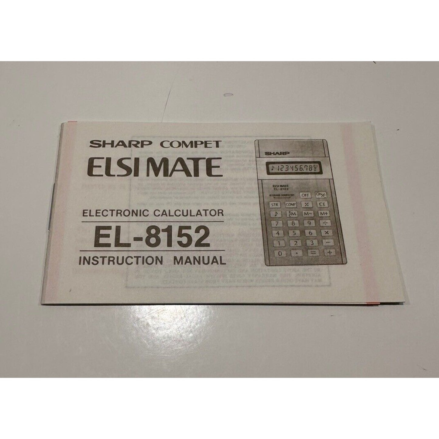 VINTAGE *NEW* 1970's Sharp el8152a "World’s Thinnest" Calculator
