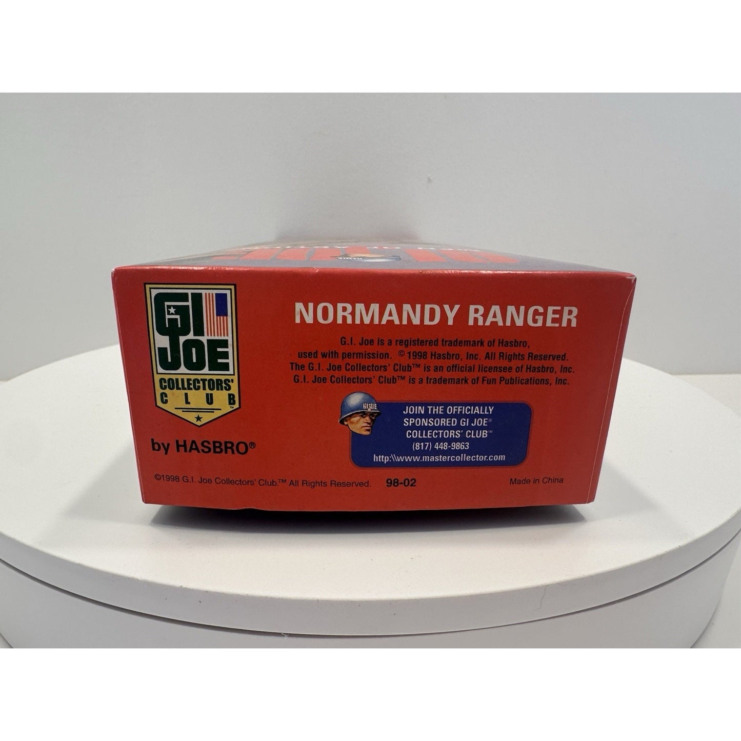 VINTAGE *NEW* 1998 GI Joe Collectors Club Limited Normandy Ranger 12" Sealed