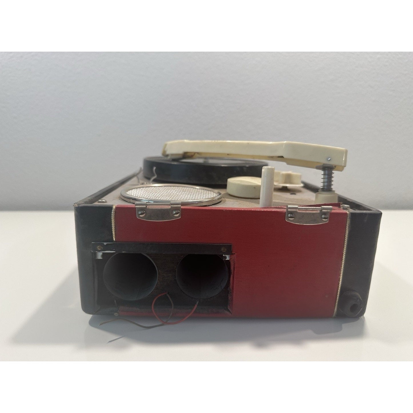 Needs Lovin' - VINTAGE Linmark Portable Suitcase 3-Speed Record Player Japan