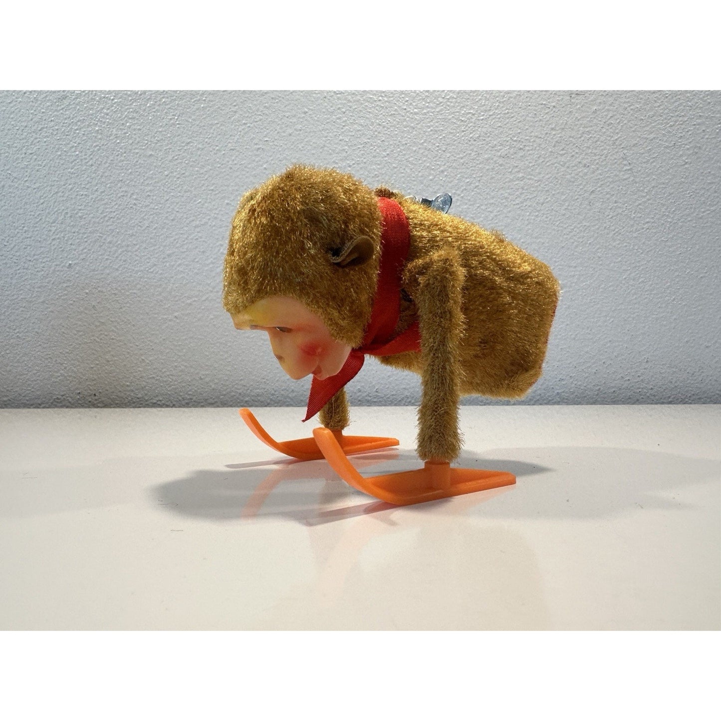 VINTAGE *NEW* 1970's Clockwork 5" Acrobatic Monkey Wind Up Toy