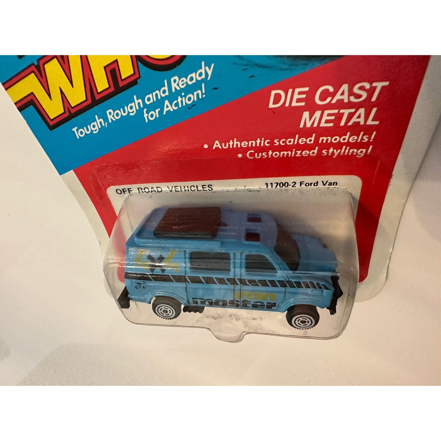 VINTAGE *NEW* Kidco Tough Wheels off-road 4X4 Ford Master Van BLUE