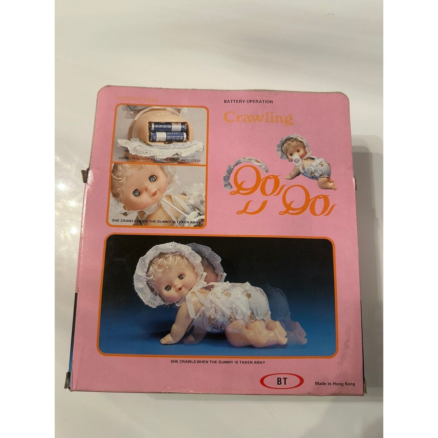 VINTAGE *NEW* Do-Do Crawling Doll