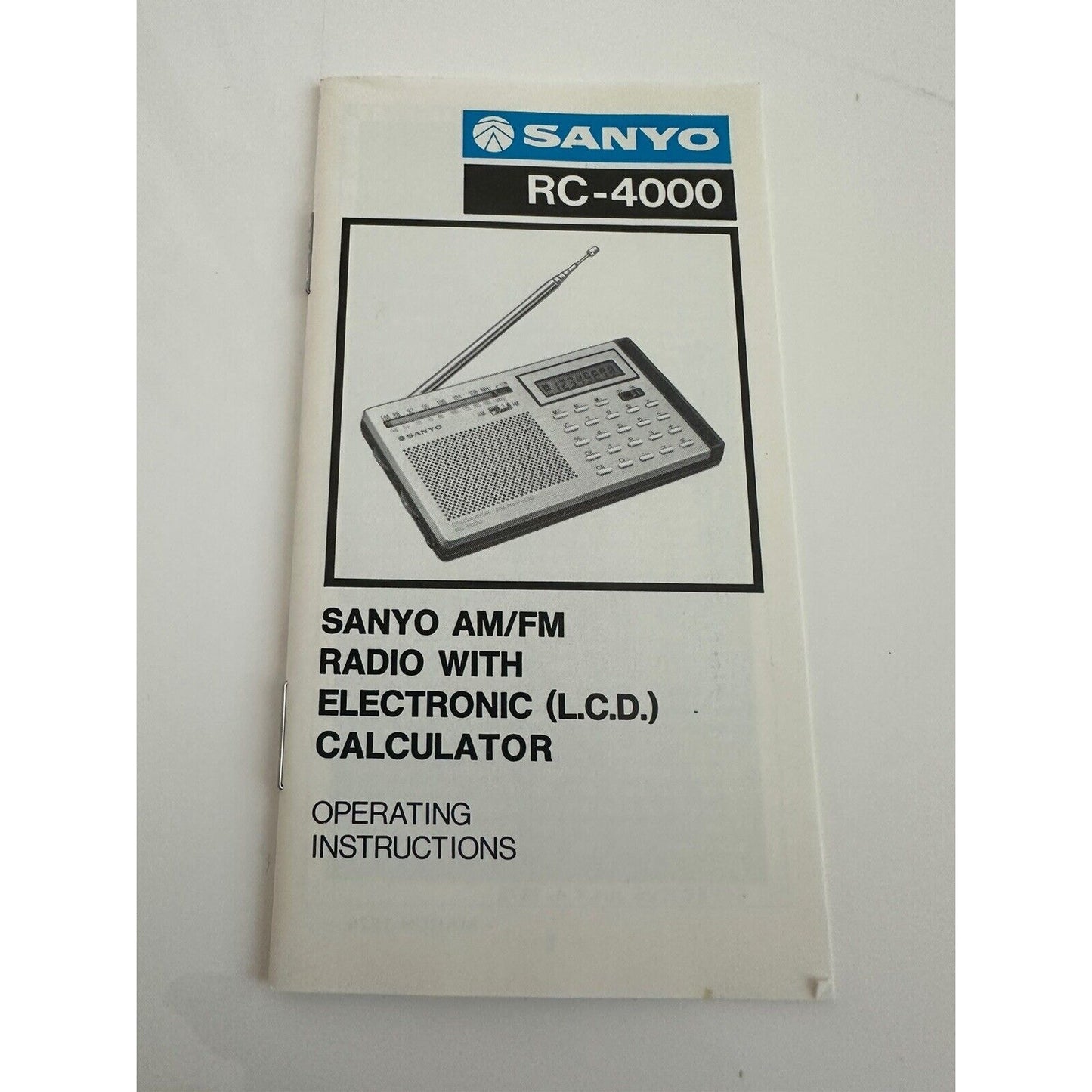 VINTAGE *NEW* Sanyo RC-4000 am/fm Pocket Calculator Radio