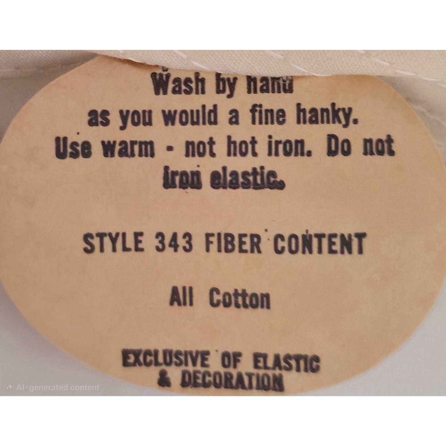 VINTAGE *PRISTINE* 1960's Stephanie Women's Cream Bullet Bra Size 32C