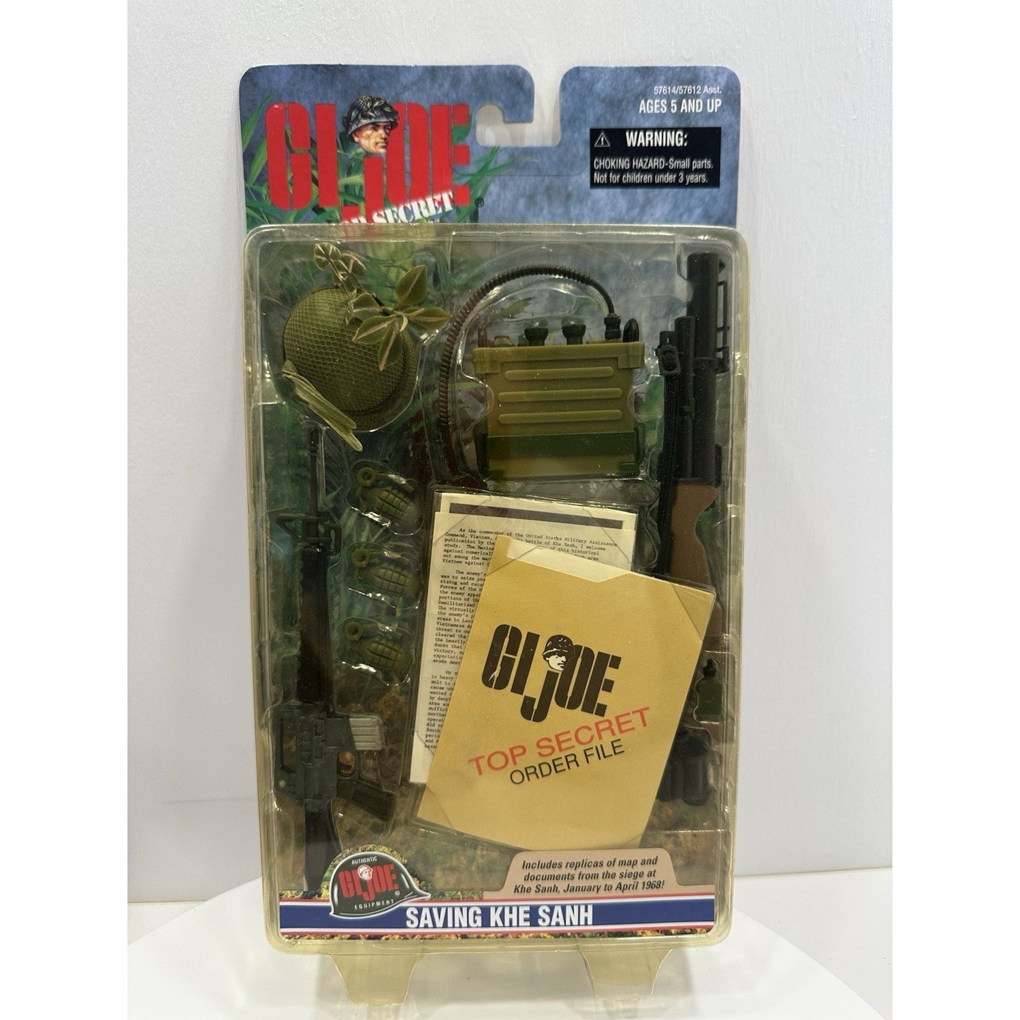 VINTAGE *NEW* 1999 GI Joe The Secret Orders Saving Khe Sanh Gear