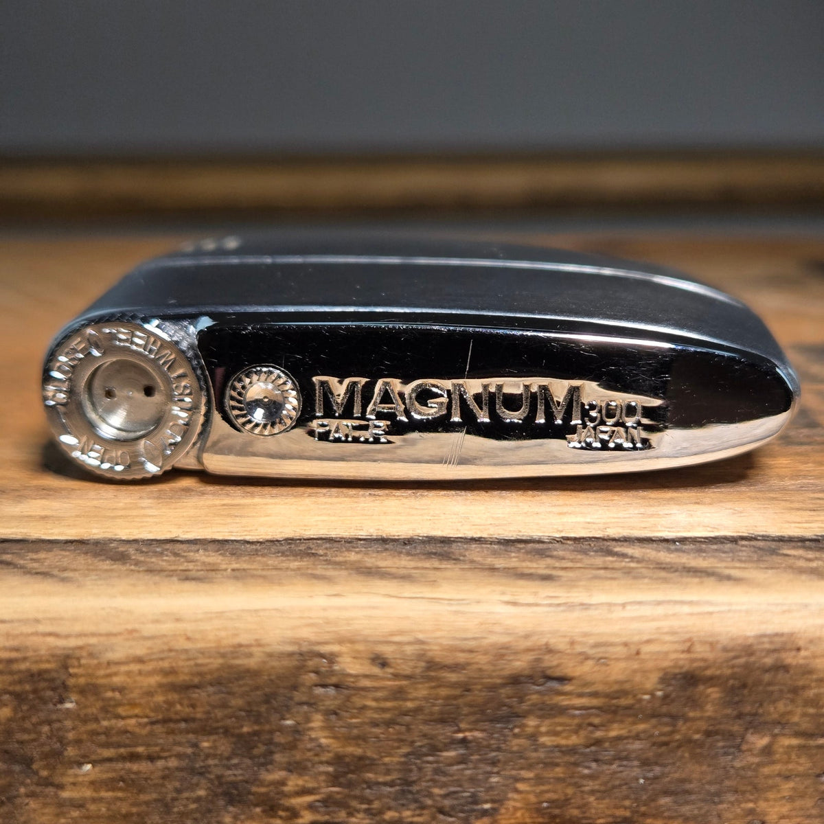 VINTAGE *NEW* 1950's Silver Slick Rick Magnum 300 Lighter Japan