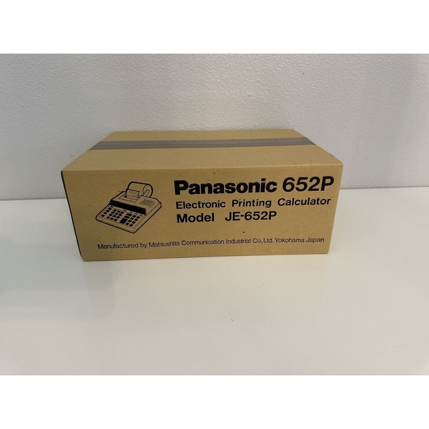 VINTAGE *NEW* 1980's PANASONIC JE-652P Electronic Printing Calculator
